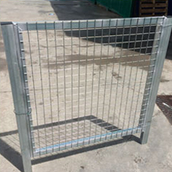 Puerta peatonal simple torsion 1X1m alto galvanizada