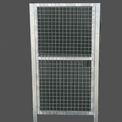 Puerta peatonal simple torsion 1X2m alto galvanizada