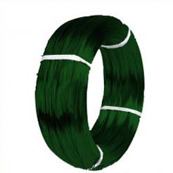 Alambre plastificado verde para tensado y atado de 2.6 mm
