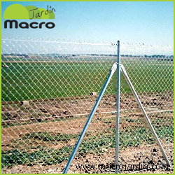 Malla simple torsion 1.5 m. de alto 25m. de largo