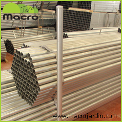 Poste intermedio simple torsion 1m. (1.37m Alto) INCLUYE TAPON