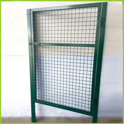 Puerta peatonal simple torsion 1X1.5m alto galvanizada