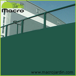 Kit de cerramiento para pista de padel de medidas reglamentarias, lacado verde