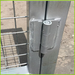 Puerta peatonal simple torsion 1X1m alto galvanizada