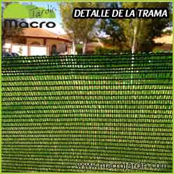 Malla ocultacion o sombreo verde 95% 1 X 10 m.